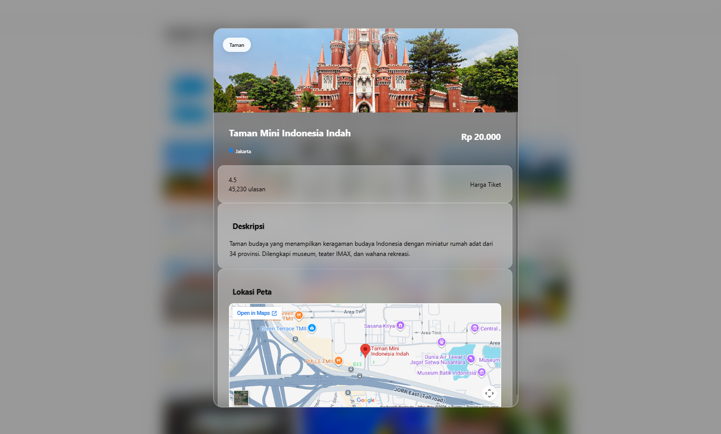 Wisata Jabodetabek - Detail 